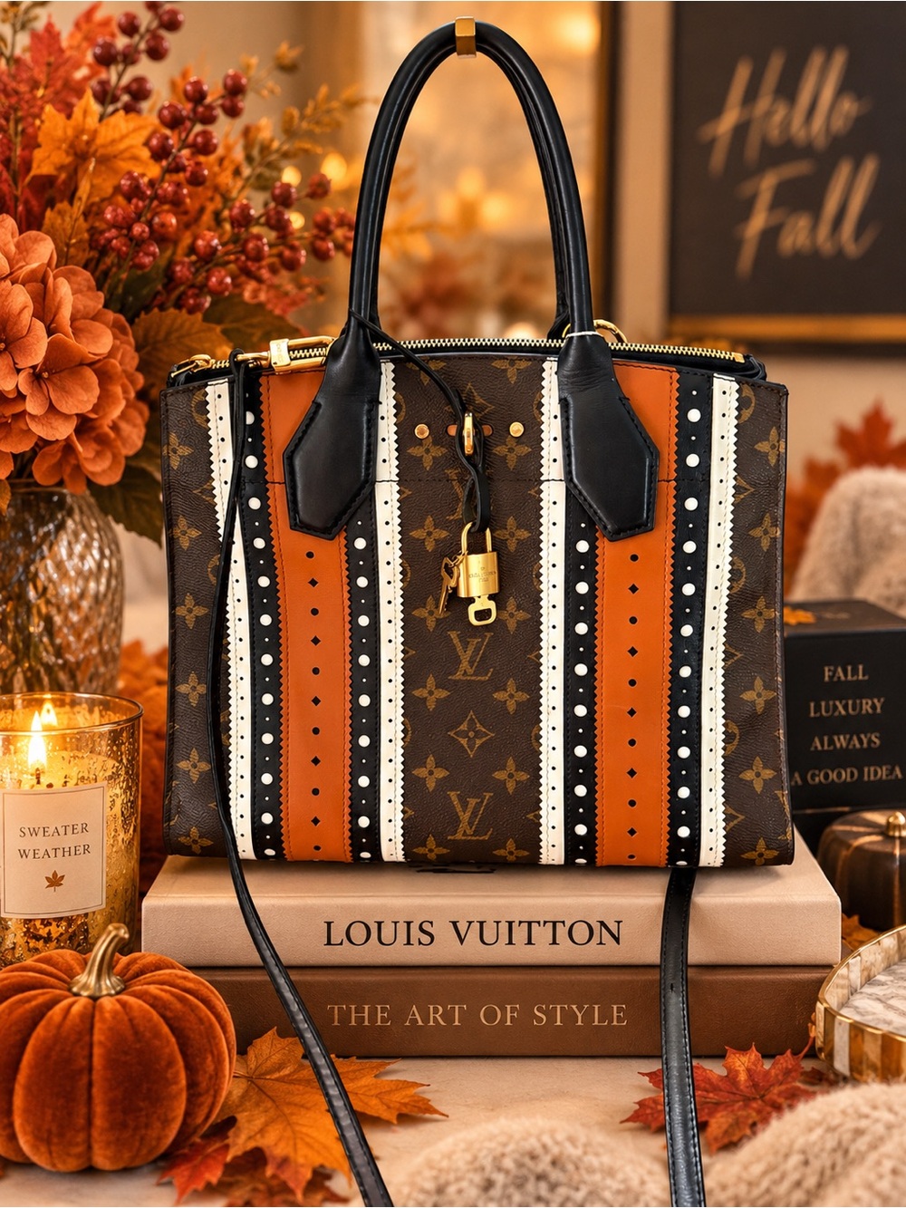 Louis Vuitton City Steamer Run Way Edition Monogram tote bag. With COA